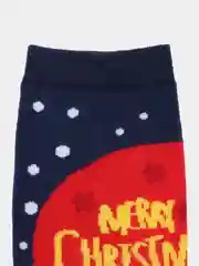 Новогодние носки женские/носки с новогодним принтом женские