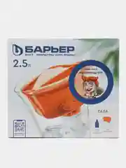 Фильтр-кувшин 2,5л "Гала" оранжевый, пластик