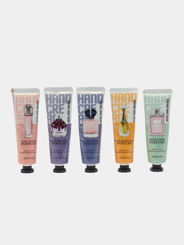 Парфюмированные крема для рук "Meidian Perfume Hand Cream" в подарочной упаковке из 5 штук