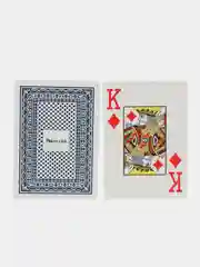 Черный пластиковые игральные карты Poker Club, 54 штуки в наборе из двух колод,100% пластик