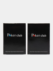 Пластиковые игральные карты Poker Club, 54 штуки в наборе из двух колод,100% пластик