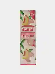 Розовый пенка для умывания с щеточкой "Sabbi" с экстрактом персика, против акне,прыщей,морщин