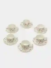 Белый чайный набор Jewel Софи  12 предметов (нью бон)
