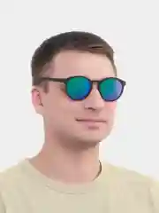 Синий меланж очки мужские солнцезащитные с защитой от ультрафиолета,черные, градиент