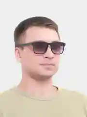 Фиолетовый очки мужские солнцезащитные с защитой от ультрафиолета,черные, градиент