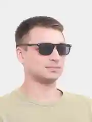 Угольный очки мужские солнцезащитные с защитой от ультрафиолета,черные, градиент