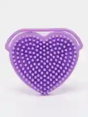 Фиолетовый спонж для умывания, силиконовый