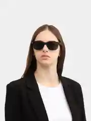 Угольный очки женские солнцезащитные с защитой от ультрафиолета, кошачий глаз, круглые, квадратные