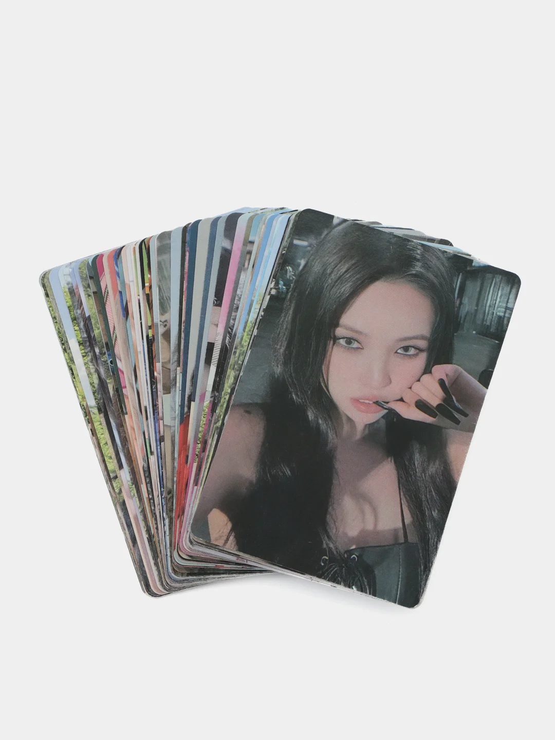 Бирюзовый карточки K-POP группы (G)I-DLE, КПОП, коллекционные, Джиайдл