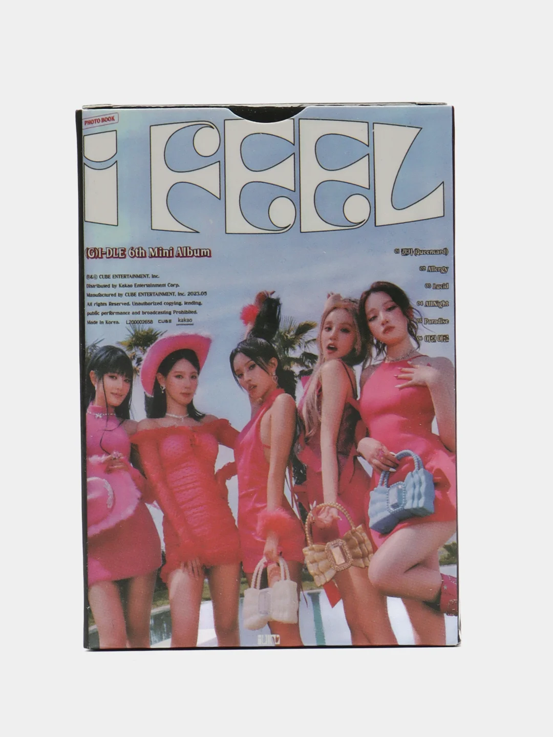 Голубой карточки K-POP группы (G)I-DLE, КПОП, коллекционные, Джиайдл