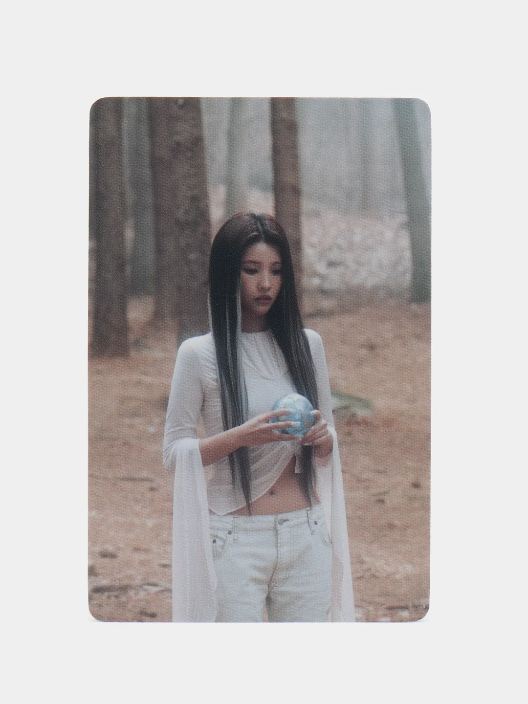 Синий карточки K-POP группы (G)I-DLE, КПОП, коллекционные, Джиайдл