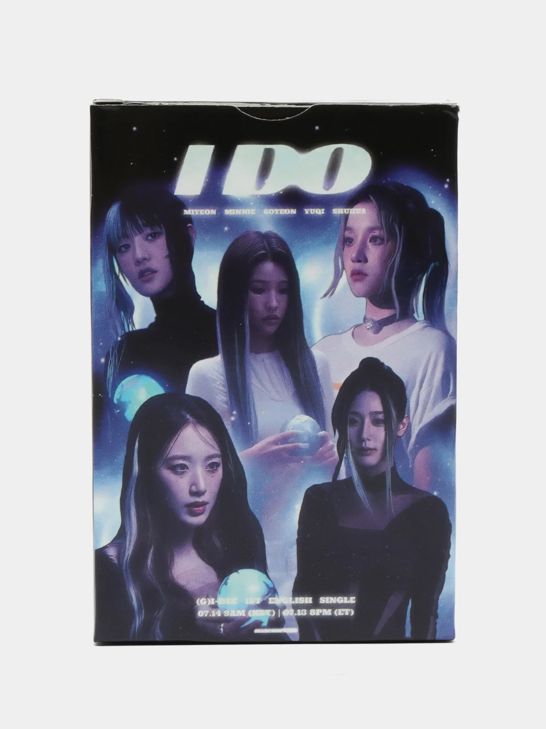 Синий карточки K-POP группы (G)I-DLE, КПОП, коллекционные, Джиайдл