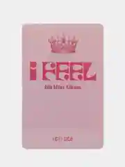 Розовый карточки K-POP группы (G)I-DLE, голографические.К-поп.Джиайдл