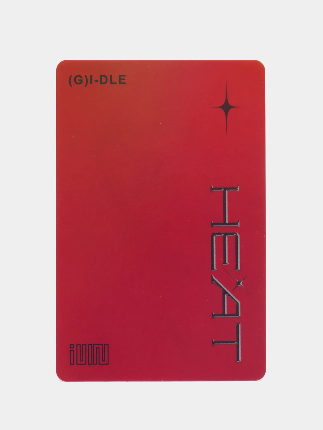 Красный карточки K-POP группы (G)I-DLE, голографические.К-поп.Джиайдл