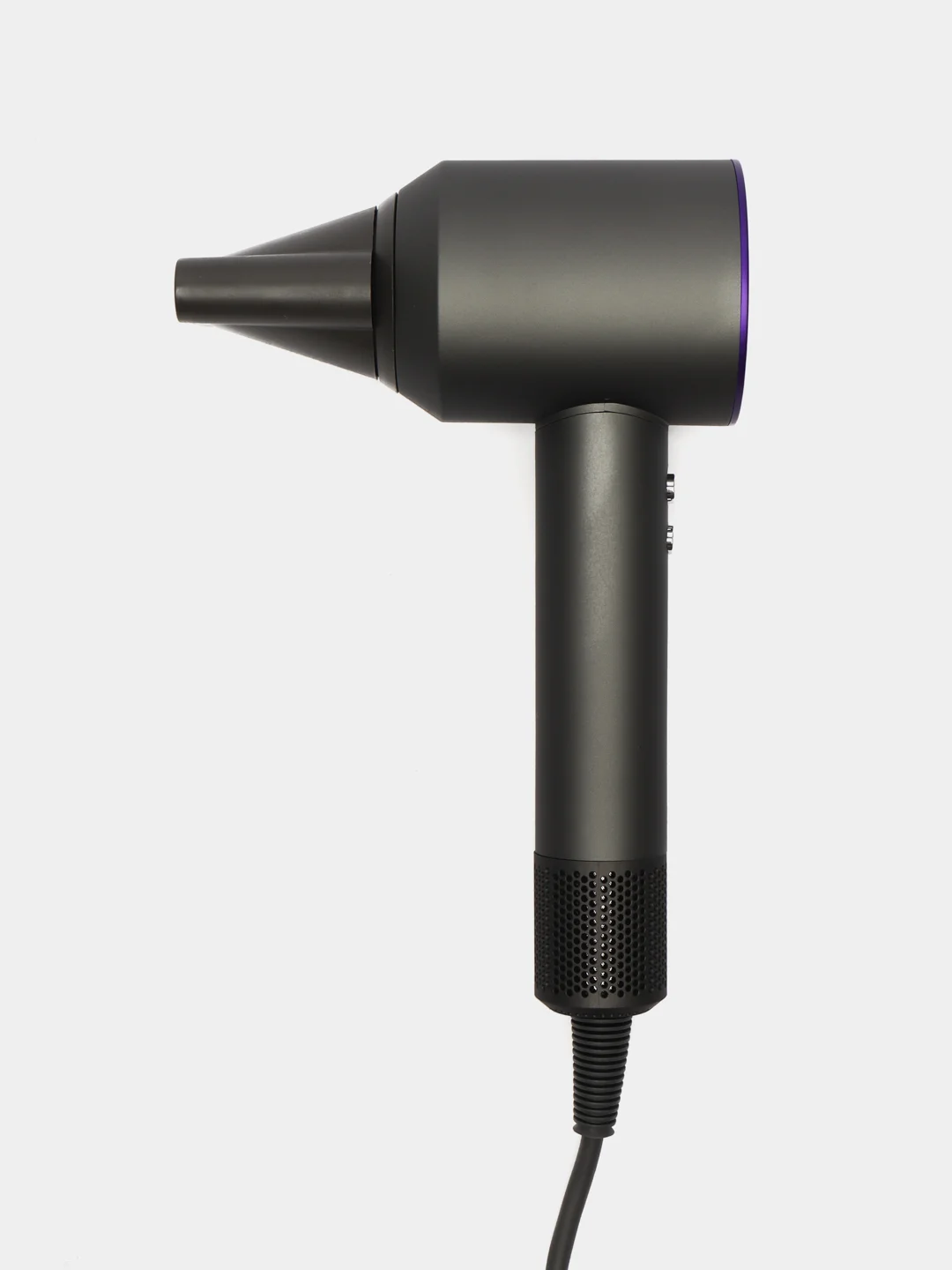 Фиолетовый профессиональный фен для сушки и укладки волос Leafless Hair Dryer