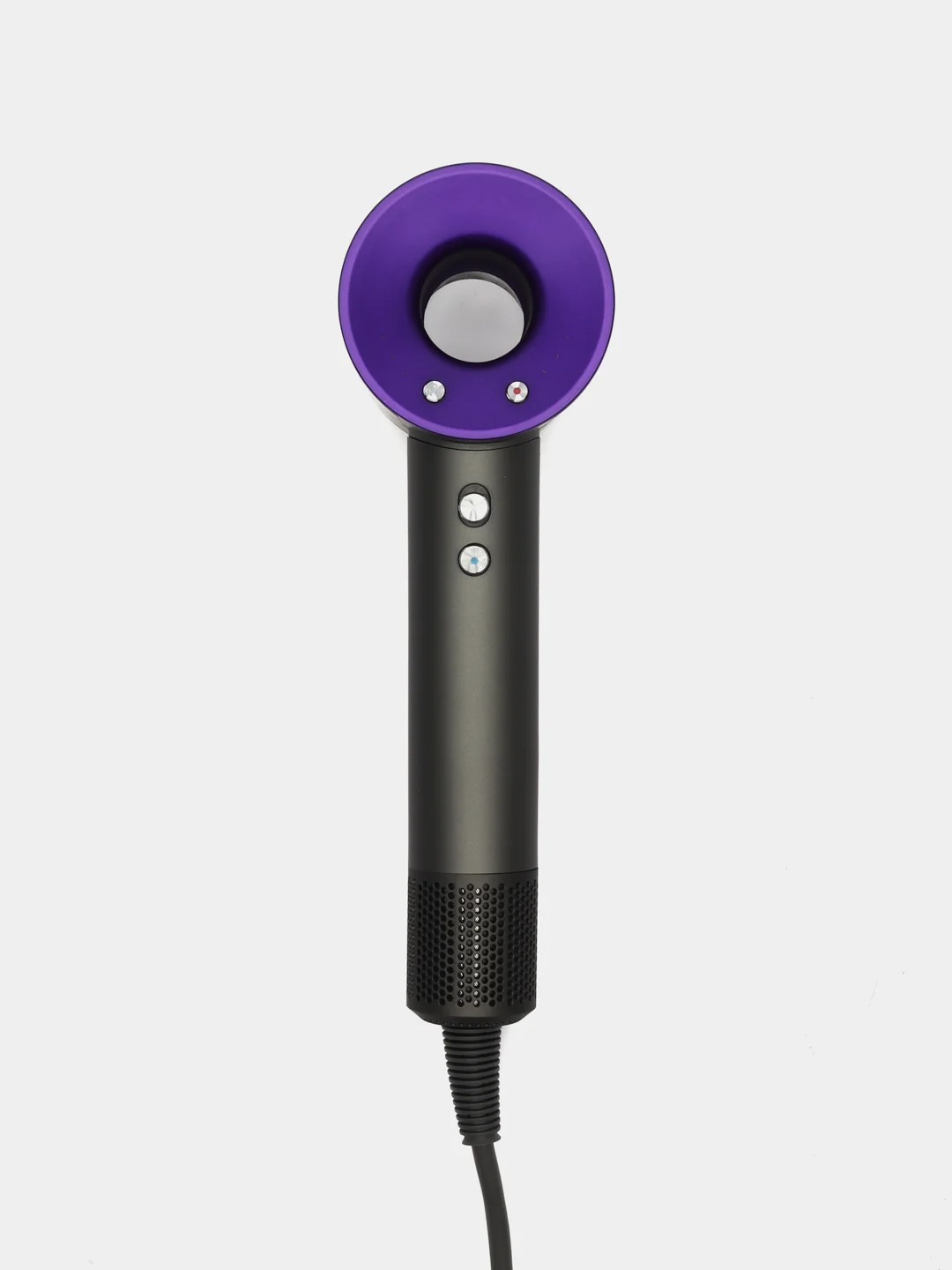 Фиолетовый профессиональный фен для сушки и укладки волос Leafless Hair Dryer