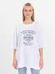 Белый футболка женская Оверсайз
