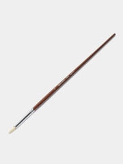 Кисть художественная профессиональная BRAUBERG "CLASSIC", щетина, круглая, № 4,  200708