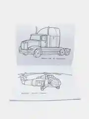 Раскраска для самых маленьких, крупный контур, формат А4