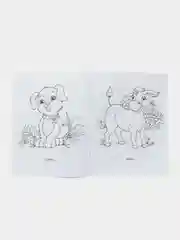 Раскраска для самых маленьких, крупный контур, формат А4