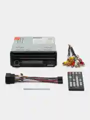 Магнитола c выдвижным дисплеем Pioneer, ПДУ, мультируль, USB, Bluetooth, AUX