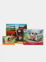 Набор детских конструкторов kids bricks Пикник Пекарня Парк Ферма