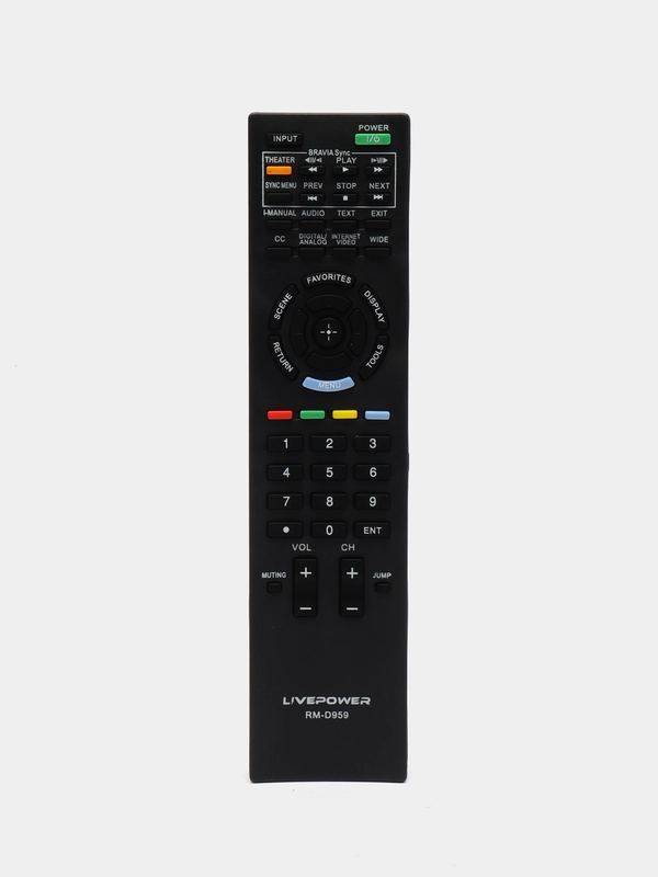Универсальный пульт ДЛЯ ТЕЛЕВИЗОРОВ SONY RM-L959