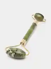 Белый роликовый массажер для лица