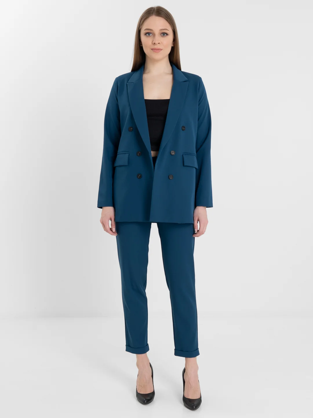 Морской костюм классический деловой женский Blazer