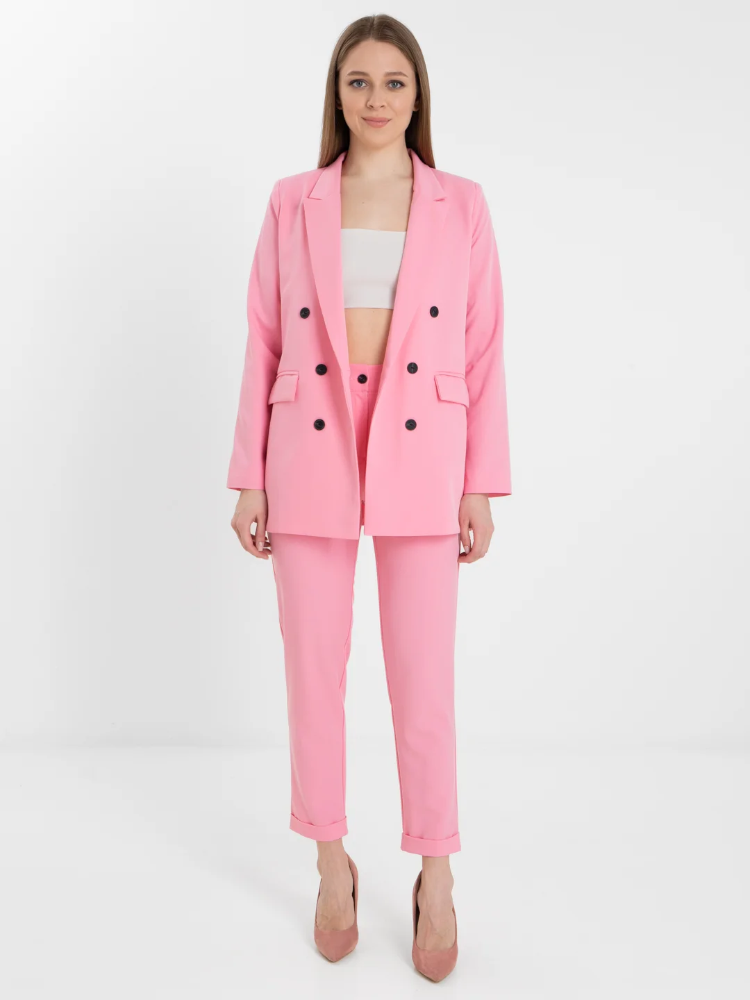 Конфетный костюм классический деловой женский Blazer