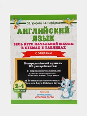 Английский язык. Весь курс начальной школы в схемах и таблицах, О. В. Узорова