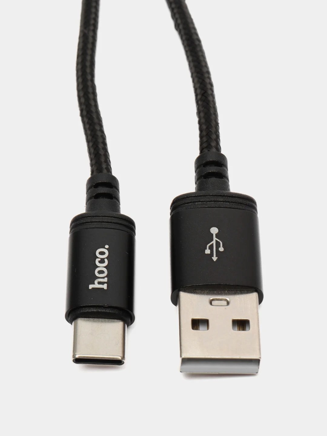 Черный hoco X89, кабель Type-С, USB, быстрая зарядка на андроид