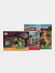 Конструктор kids bricks, набор из 3 предметов - Пекарня, Парк, Ферма