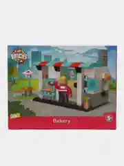 Конструктор kids bricks, набор из 3 предметов - Пекарня, Парк, Ферма
