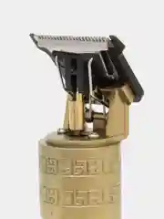 Желтый триммер для стрижки волос и бороды, с USB, 4 насадки