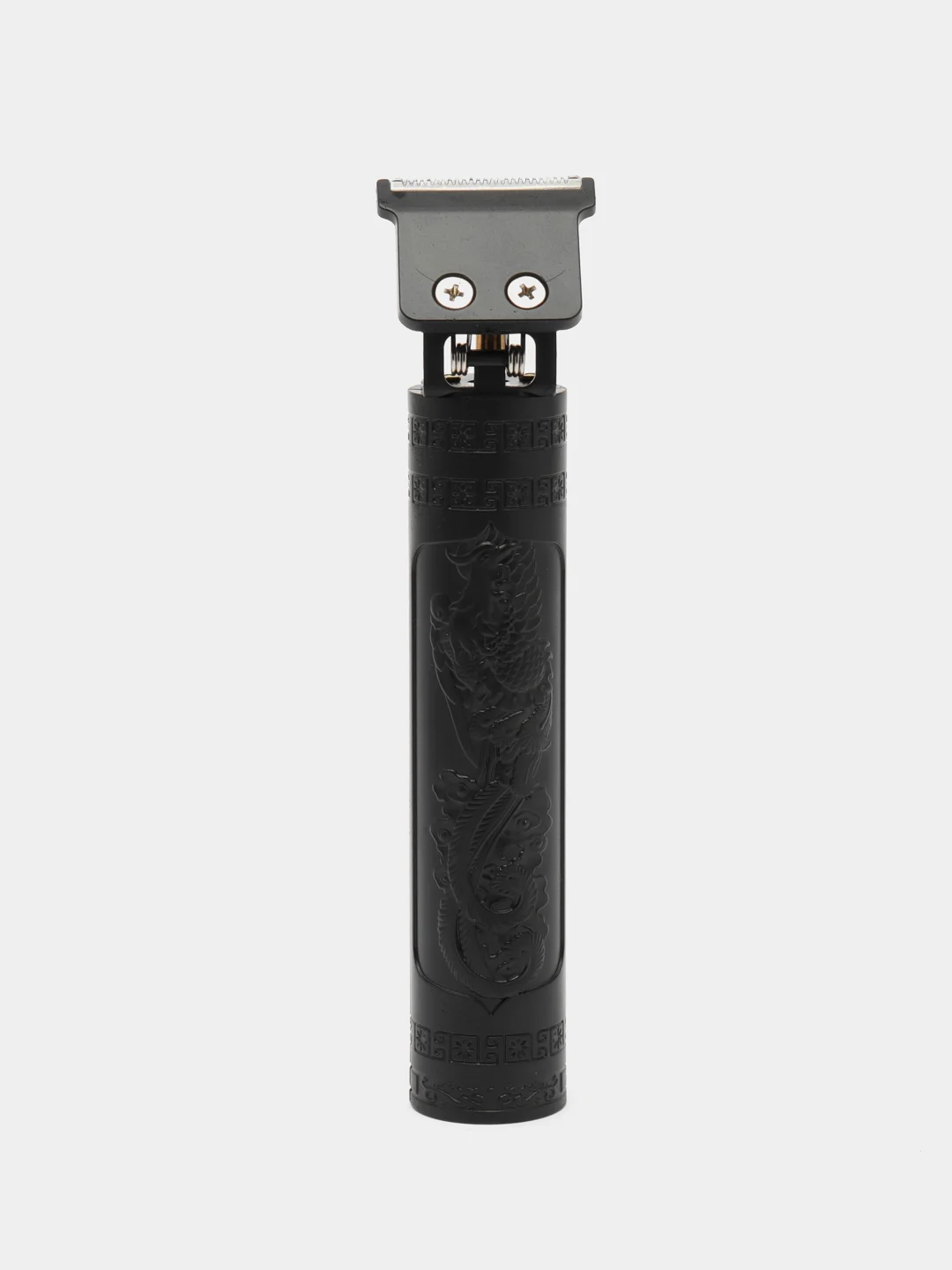 Угольный триммер для стрижки волос и бороды, с USB, 4 насадки