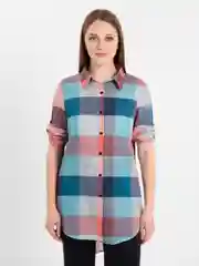 Розовый рубашка женская