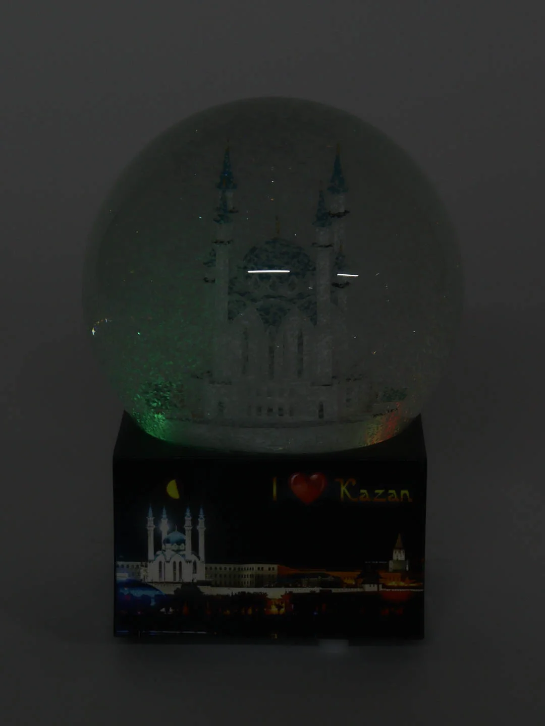 Шар со снегом Казань. Мечеть Кул Шариф d12см