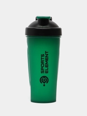 Шейкер спортивный для протеина Sports Element "Агат зеленый", 600 мл, с венчиком