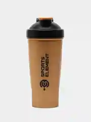 Бронзовый шейкер спортивный для протеина Sports Element "Черное золото", 600 мл, с венчиком