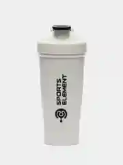 Белый шейкер спортивный для протеина Sports Element "Ангелит", 600 мл, с венчиком