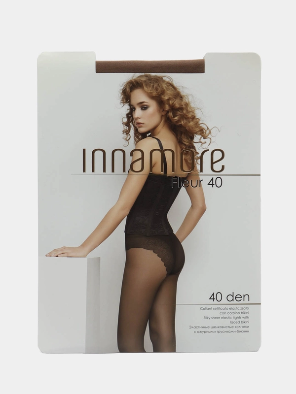 Колготки женские Innamore Fleur 20-40 ден с кружевными трусиками