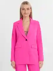 Синий костюм BLAZER классический, с прямыми брюками, женский