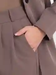 Индиго костюм BLAZER классический, с прямыми брюками, женский