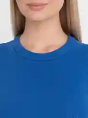 Синий женский костюм "Лапша"