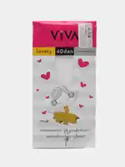 Белый колготки детские VIVA lovely 40 den
