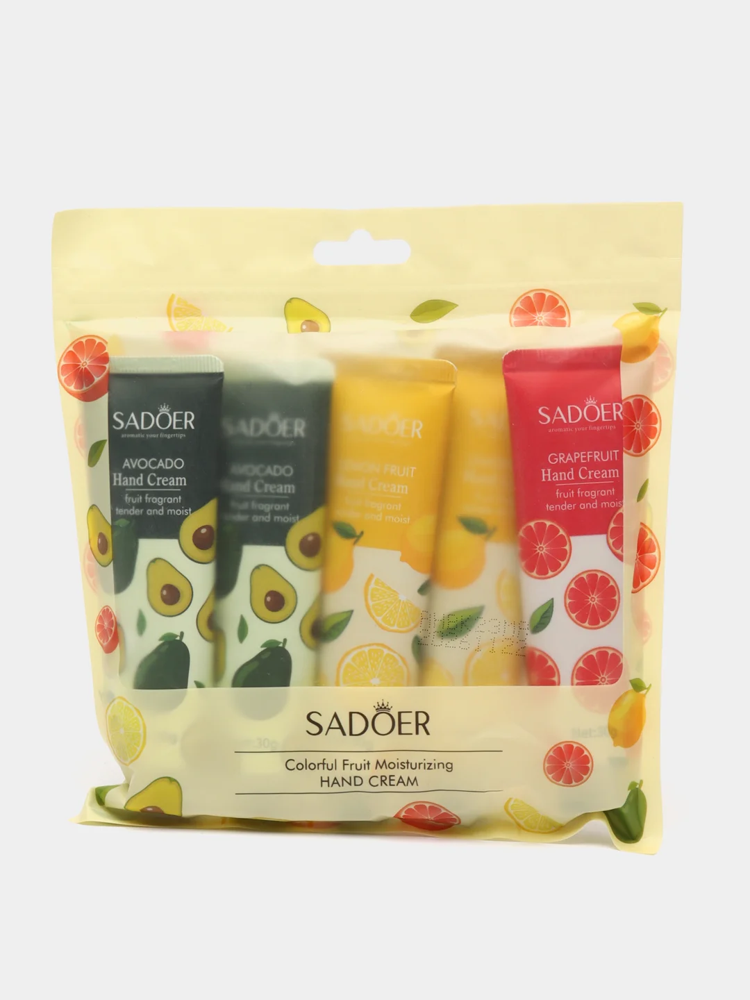 Лимонный набор кремов для рук Sadoer
