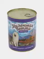 Влажный корм для собак Миленькая Бетти Гранд-Титон Мясное ассорти с потрошками в желе 850г
