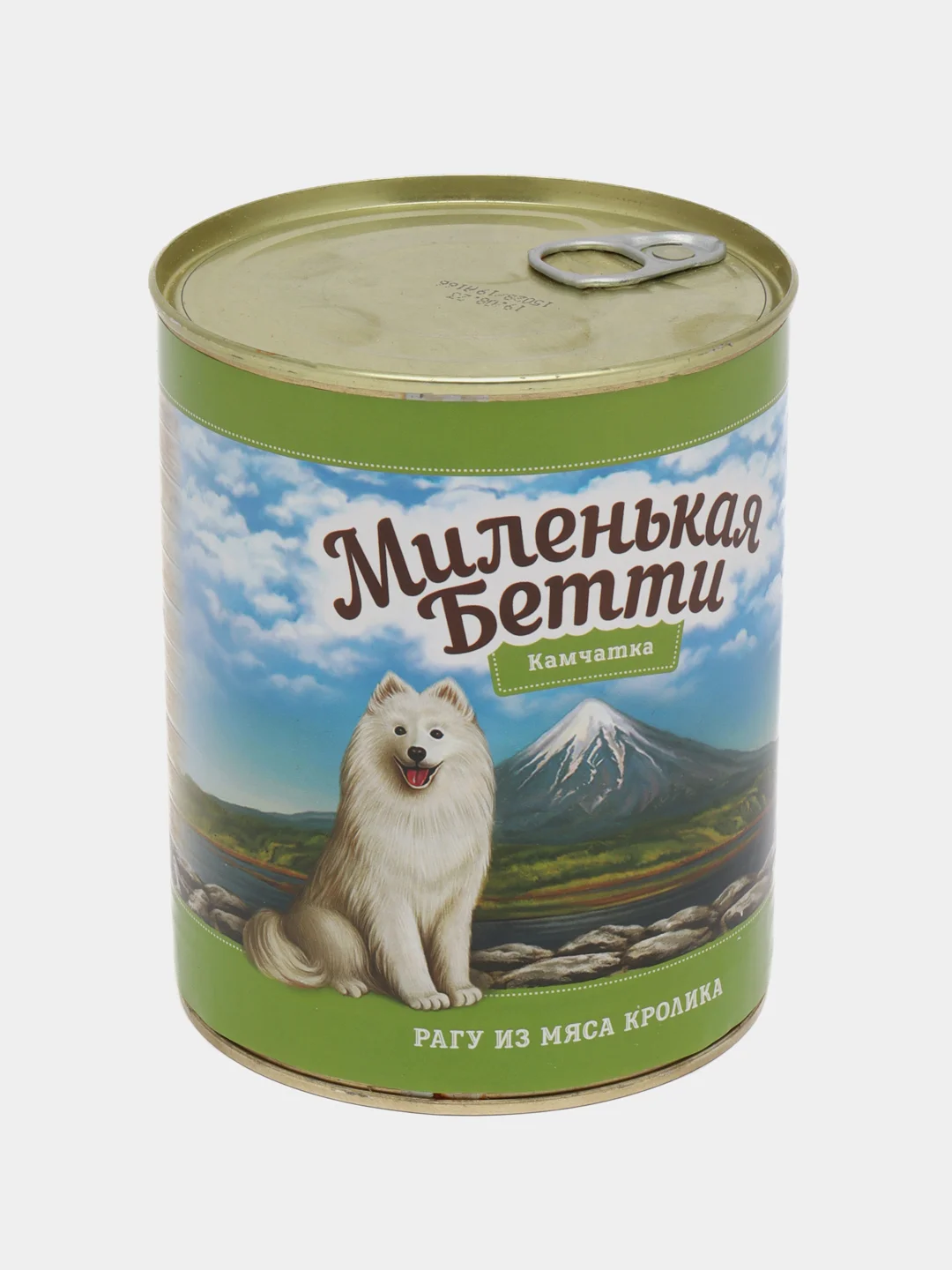 Влажный корм для собак Миленькая Бетти Камчатка Рагу из мяса кролика в желе 850гр