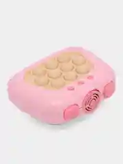 Голубой электронный поп ит / игрушка-антистресс "Pop-it" симпл димпл на русском языке 10 кнопок